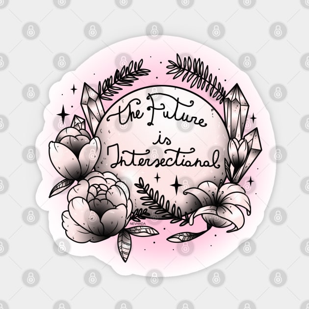 The Future Is Intersectional Sticker by chiaraLBart